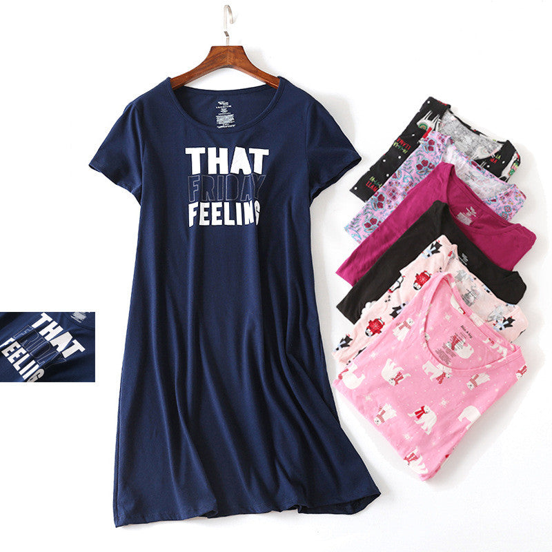 Multicolor Ladies Sleepwear