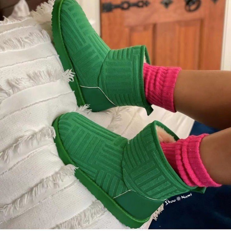 Winter Ankle Plush Snow Boots