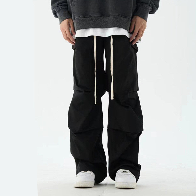 Retro High Street Vibe Fashion Casual Trousers