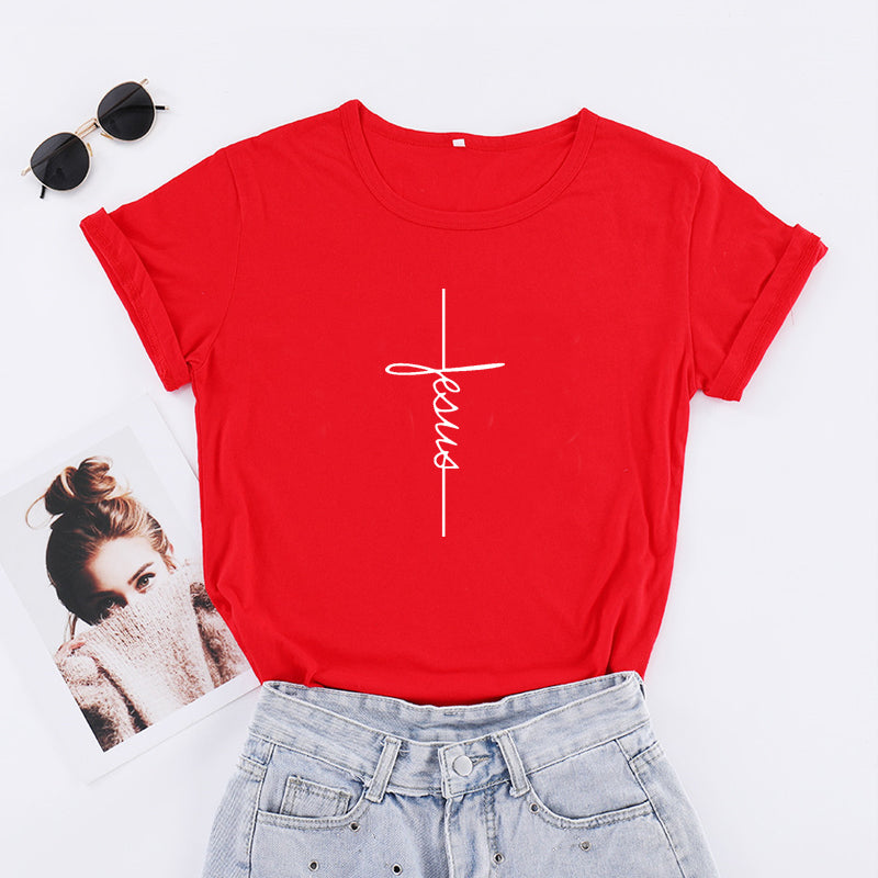 Women's letter T-Shirt