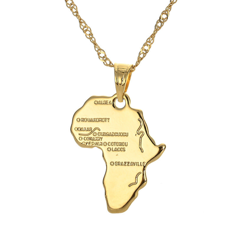 Europe, America, Hip Hop, Golden Africa Map