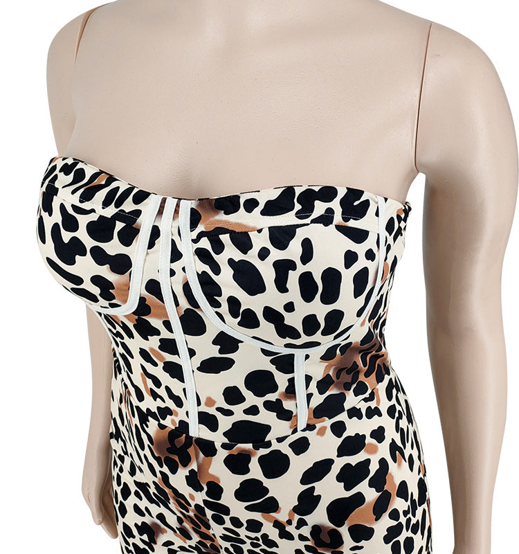 Leopard Print Jumpsuit