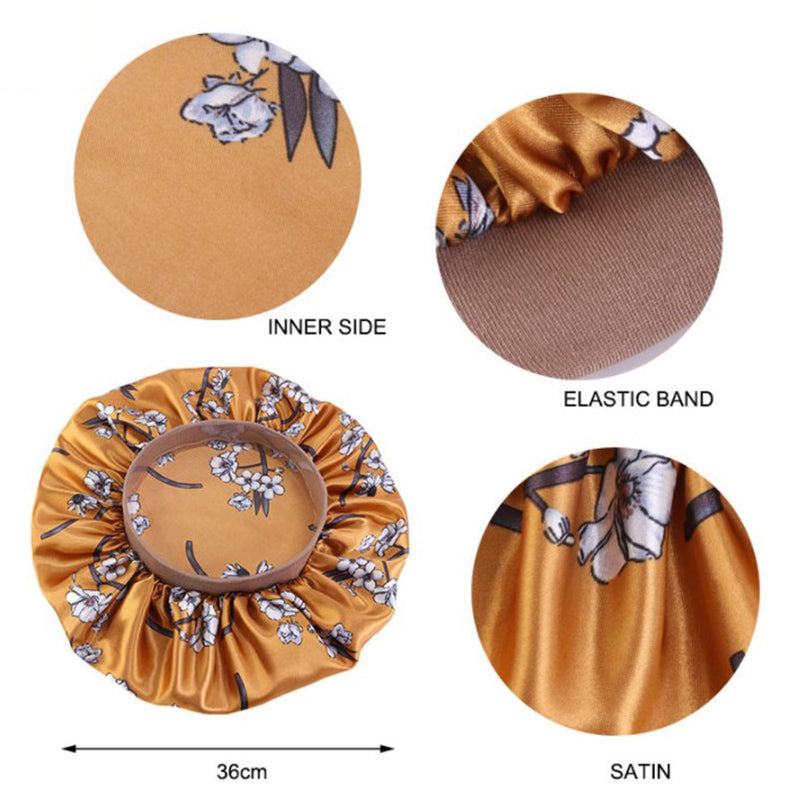 Simplicity Printing Elastic Silk Turban Hat
