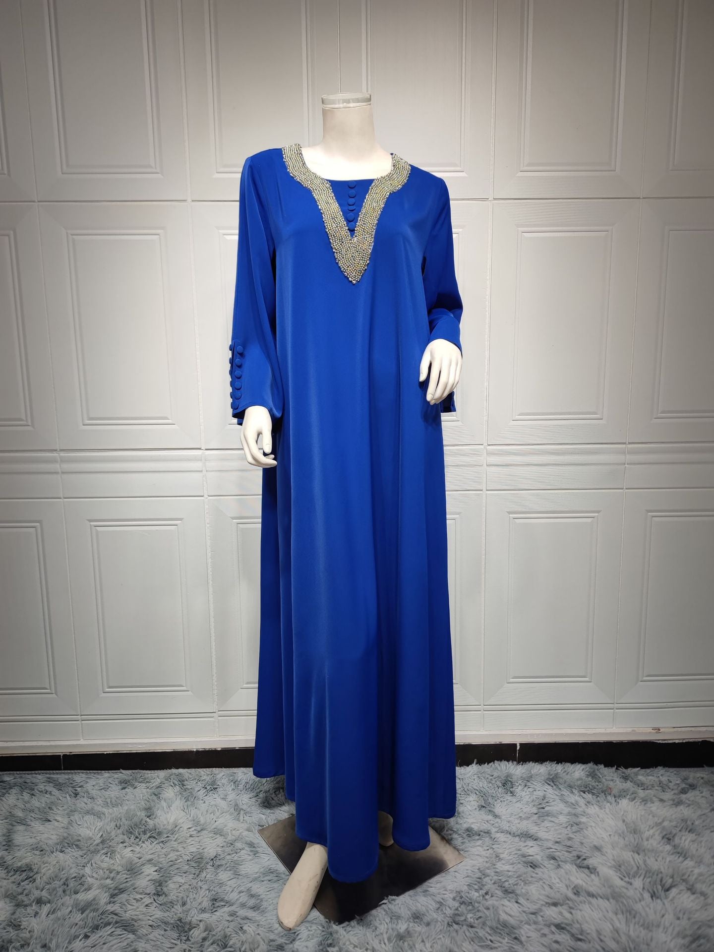 Women's Beaded Rhinestone Dress