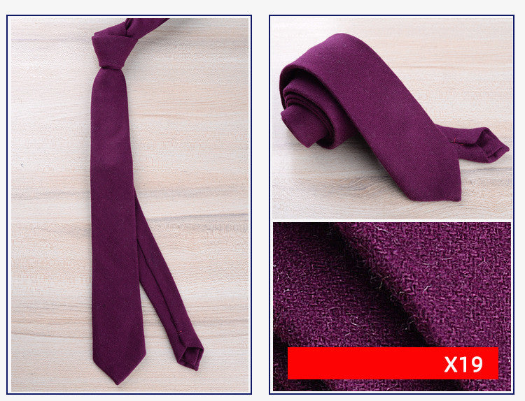 Wool Tie Men Formal Wear