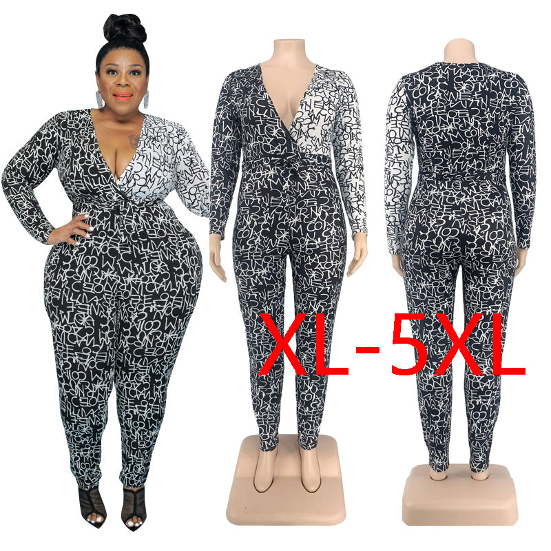 Ladies Rompers V Neck