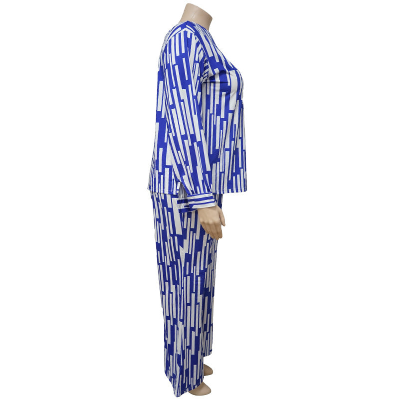 Women's Striped Casual Suit