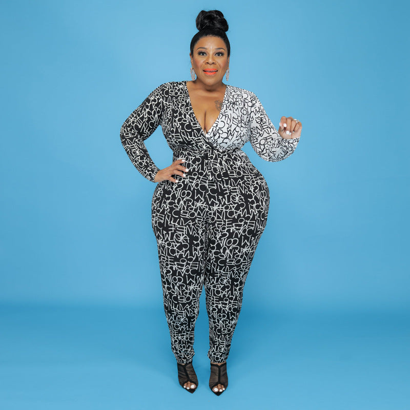 Ladies Rompers V Neck
