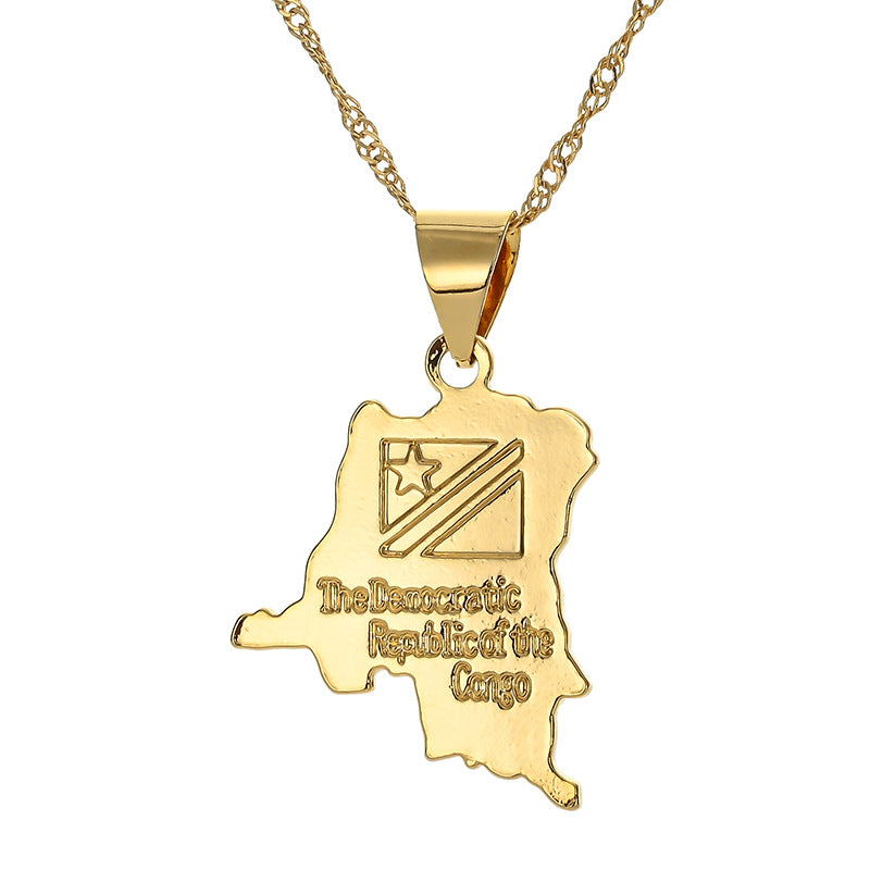 Europe, America, Hip Hop, Golden Africa Map