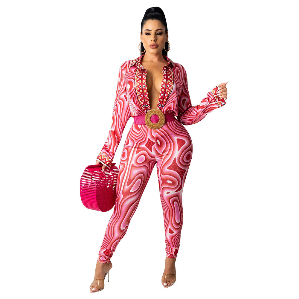 Women's Tight Casual Two-piece Suit