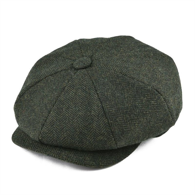 Fashion Casual Trend Vintage Twill Newsboy Hat