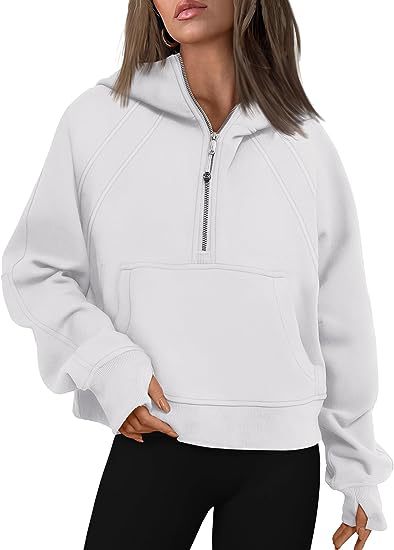 Zipper Hoodies Sweatshirts With Pocket Pullover Sweaters