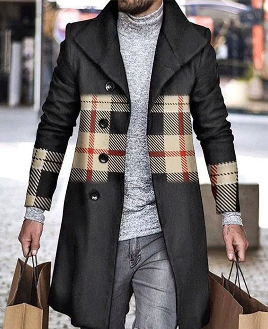 Men's Wool Lapel Jacket