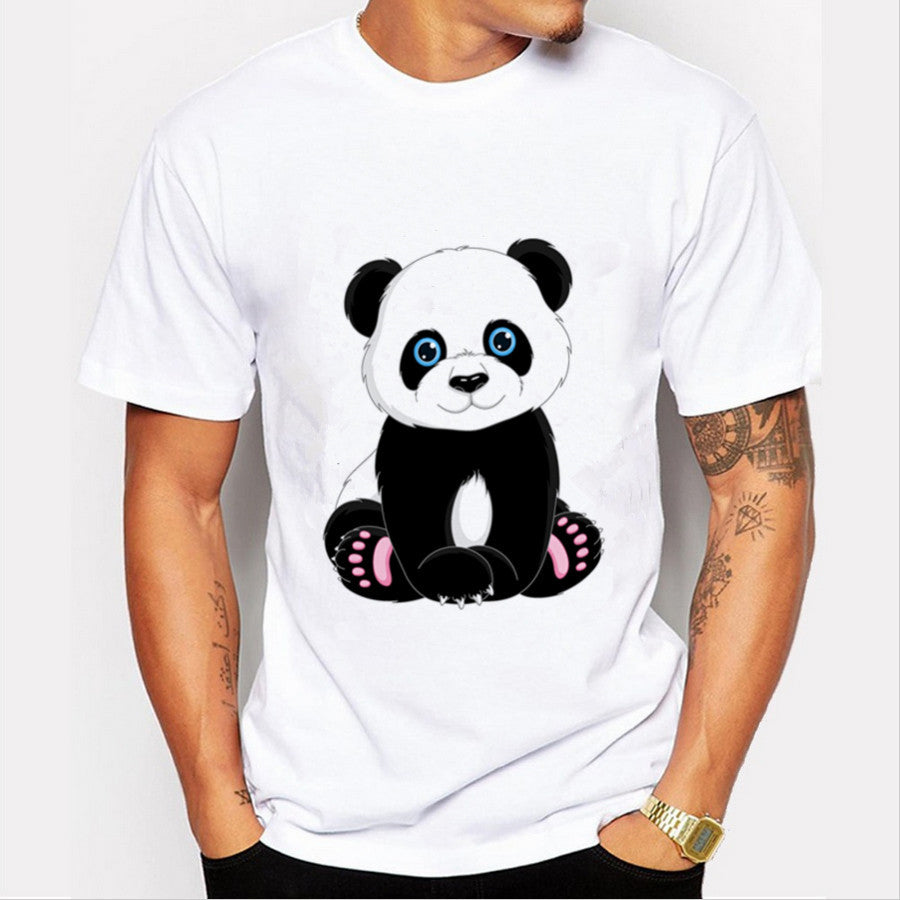 Panda expression  short sleeves Shirt