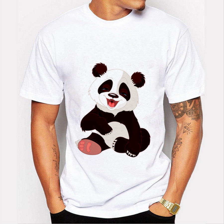 Panda expression  short sleeves Shirt