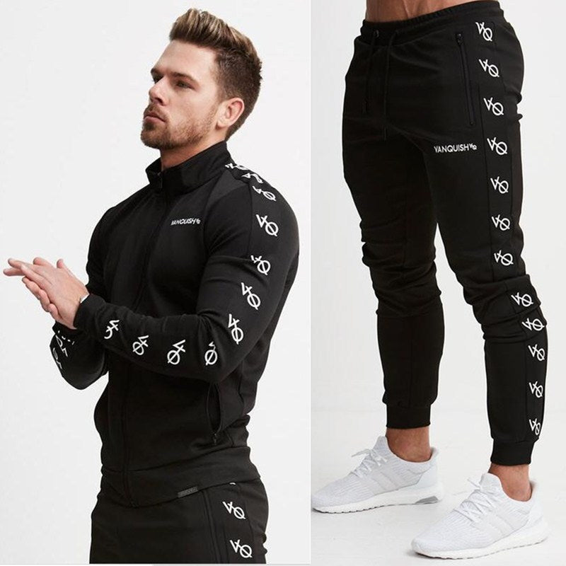 ZIP CASUAL CARDIGAN SPORT SUIT