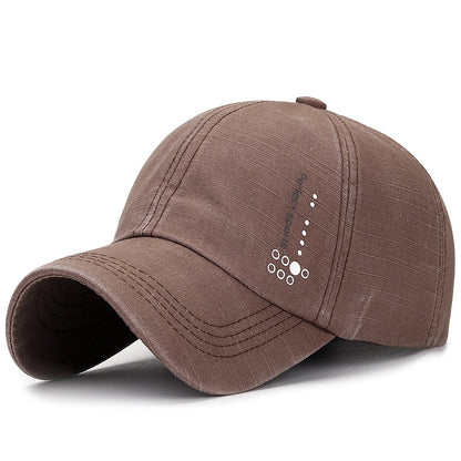 Washed Distressed Baseball Cap Men's Sun-shade