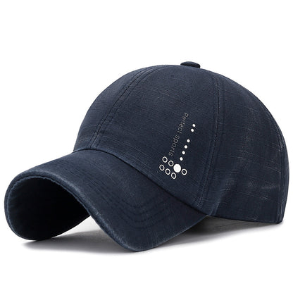 Washed Distressed Baseball Cap Men's Sun-shade