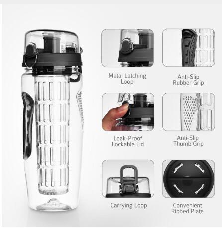 Free Fruit Infuser Juice Shaker Bottle