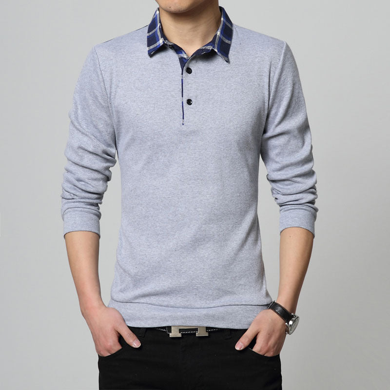 Men's Long Sleeve Semi Button Shirts