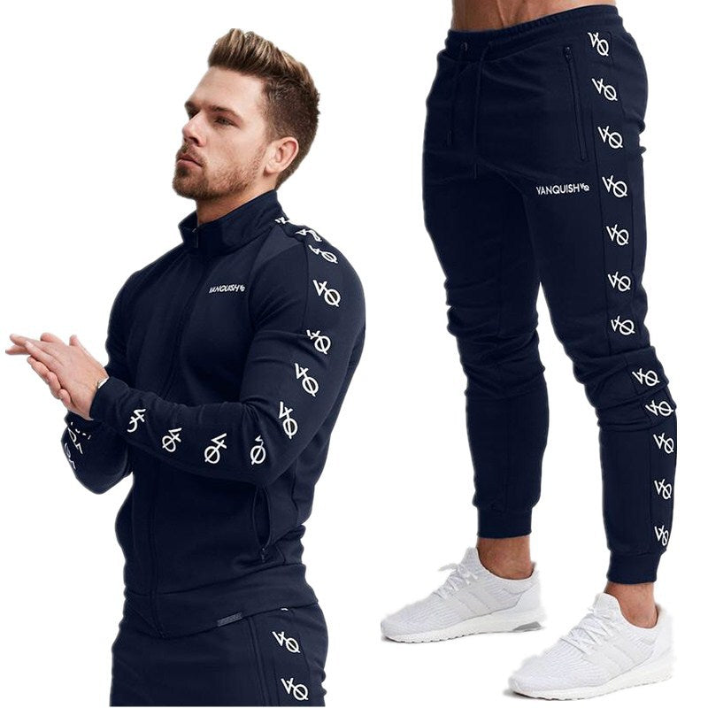 ZIP CASUAL CARDIGAN SPORT SUIT