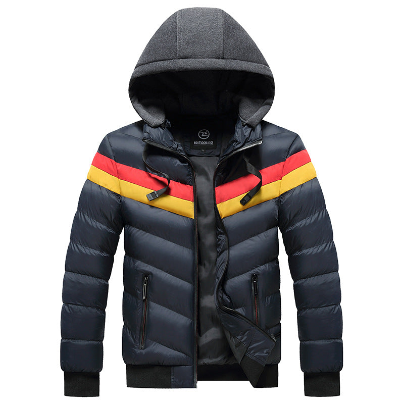 Men Winter Casual Hooded Jacket