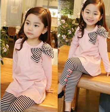 Girl's pink clothing set