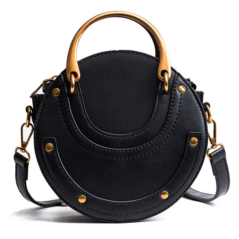 Frosted Stitching One-Shoulder Messenger Handbag