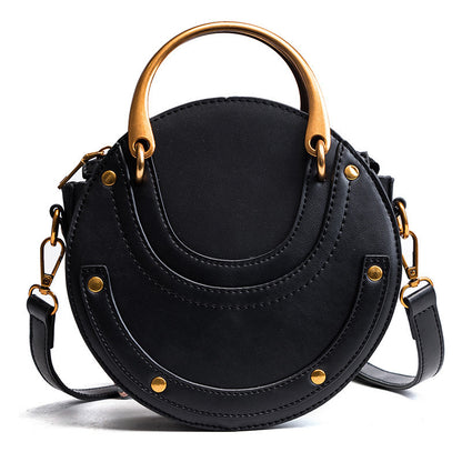 Frosted Stitching One-Shoulder Messenger Handbag