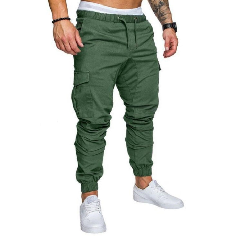 Men's Woven Fabric Casual Drawstring Pants