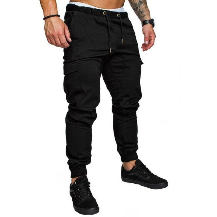 Men's Woven Fabric Casual Drawstring Pants