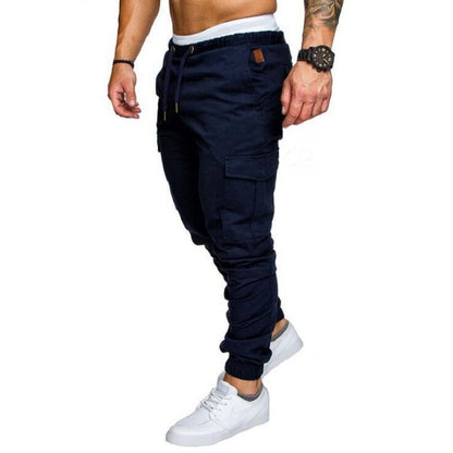 Men's Woven Fabric Casual Drawstring Pants