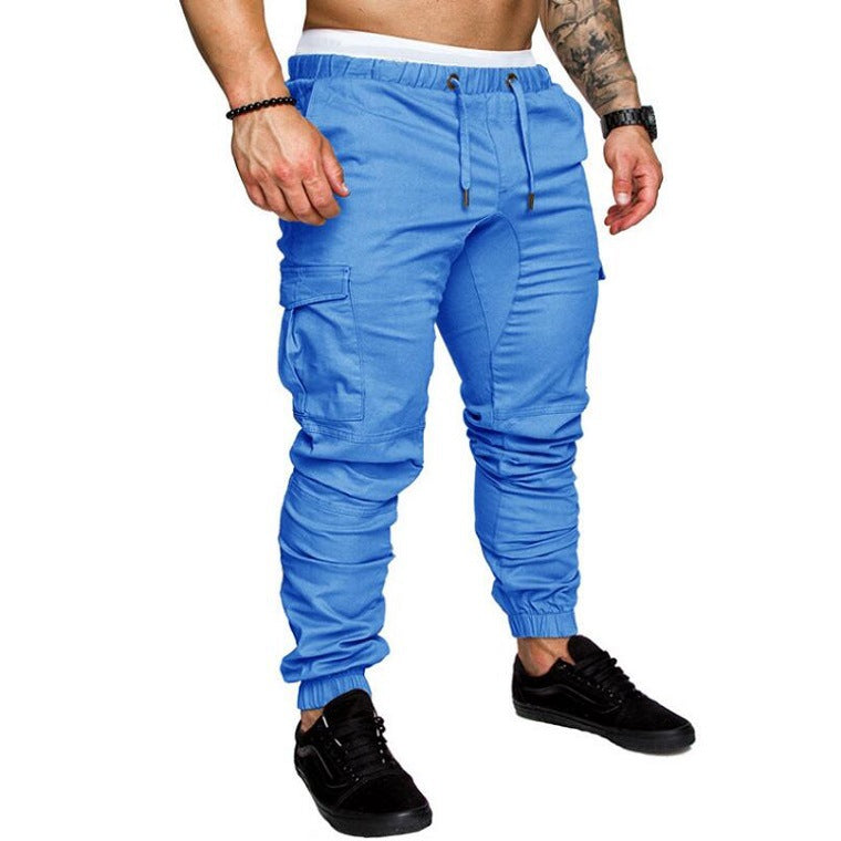 Men's Woven Fabric Casual Drawstring Pants