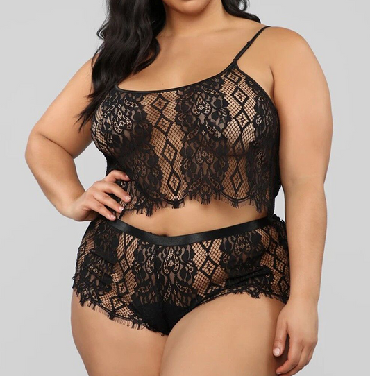 Two Piece Lace Set