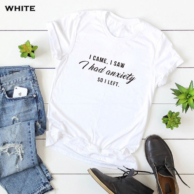 Women Graphic Slogan Tee Funny Shirts