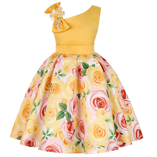 Princess  Digital Print Children's Dresses