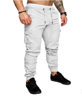 Men's Woven Fabric Casual Drawstring Pants