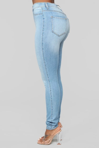 Stretch Jeans Women Cross-Border High-Waisted Trousers