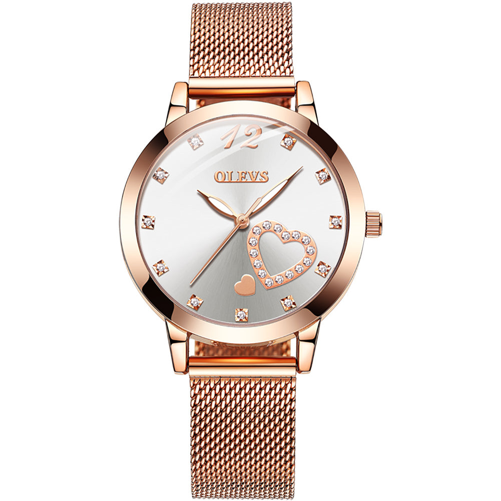 Rose Gold Fashion Leisure Quartz Watch