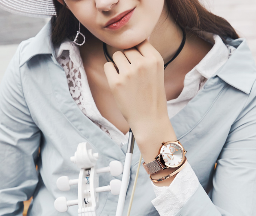 Rose Gold Fashion Leisure Quartz Watch