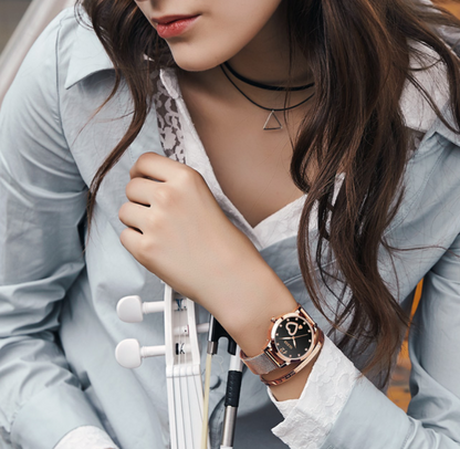 Rose Gold Fashion Leisure Quartz Watch