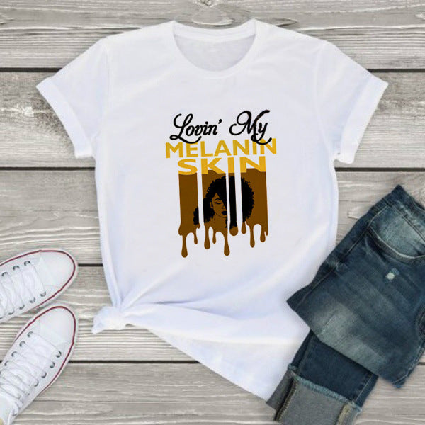 Melanin African Map T shirt African Girl