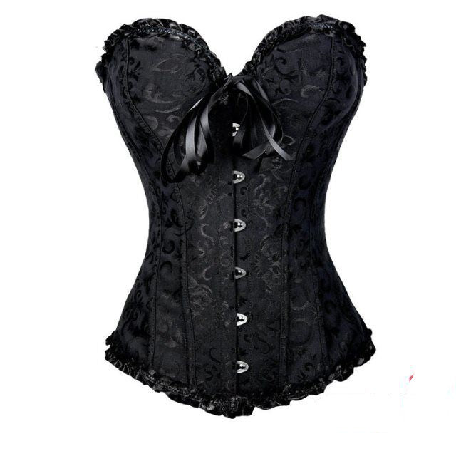 Sexy Women Lace Push Up Corset Bustier