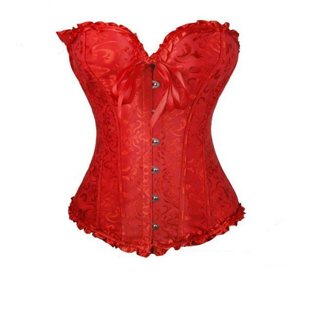 Sexy Women Lace Push Up Corset Bustier