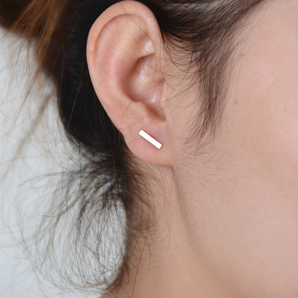 Flat earrings