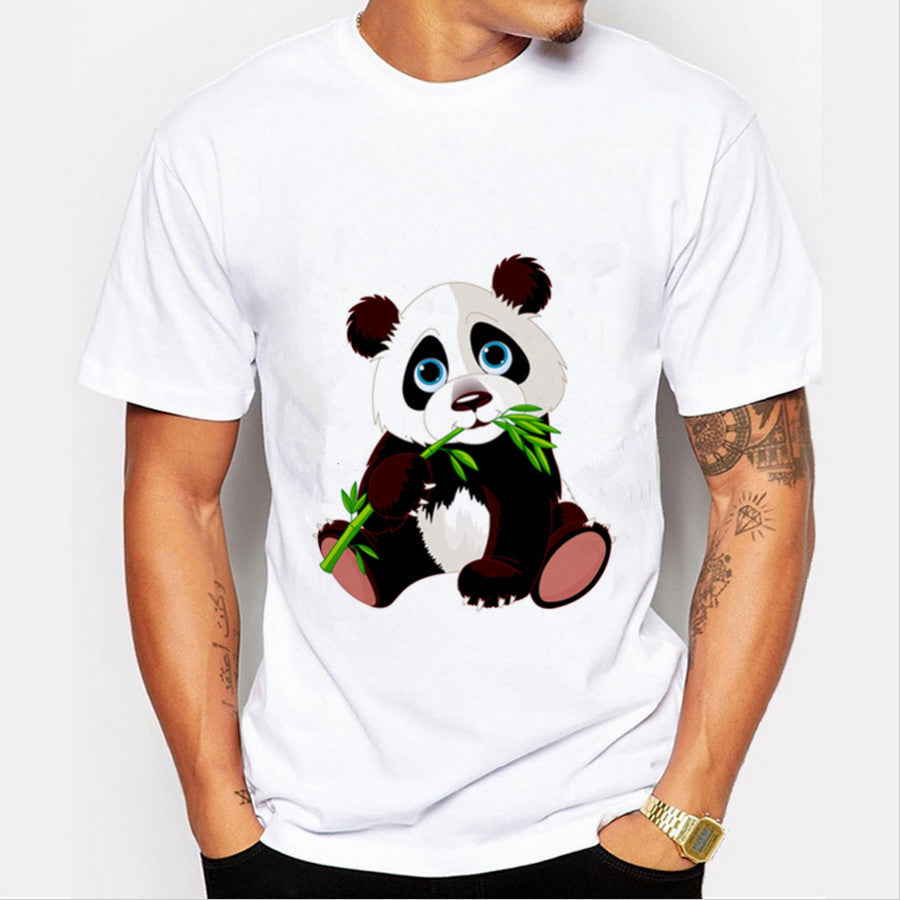 Panda expression  short sleeves Shirt