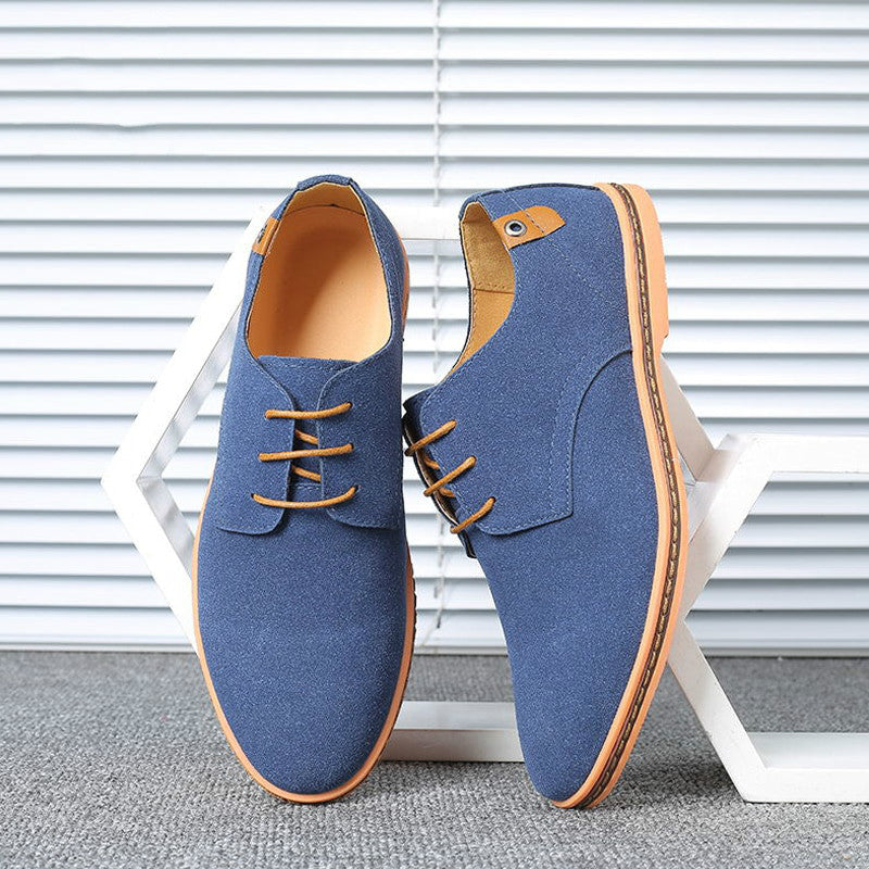 Men's shoes casual leather shoes.