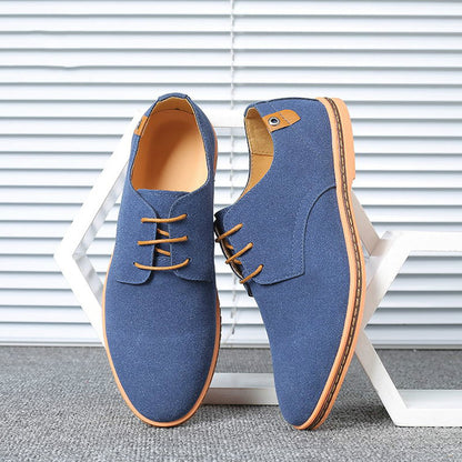 Men's shoes casual leather shoes.