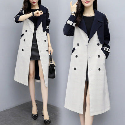 Over the knee long trench coat