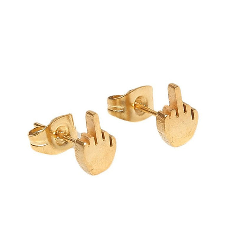 Middle Finger Earrings